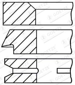 Комплект поршневых колец