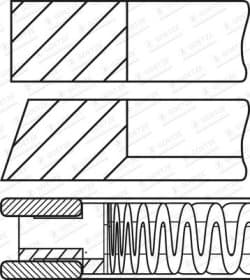 Комплект поршневых колец