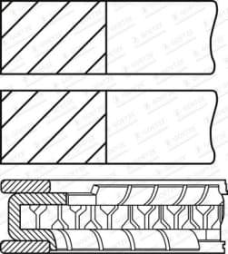 Комплект поршневых колец