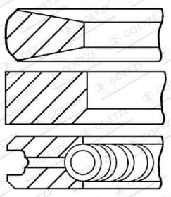 Комплект поршневых колец