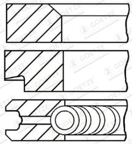 Комплект поршневих кілець