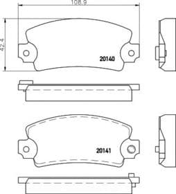 Гальмівні колодки