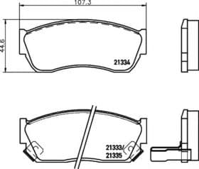 Гальмівні колодки Гальмівні колодки