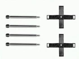 Комплектующие дисковых тормозных колодок Комплектующие дисковых тормозных колодок