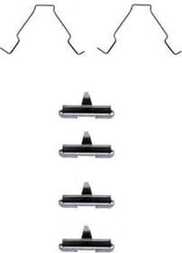 Комплектующие дисковых тормозных колодок Комплектующие дисковых тормозных колодок