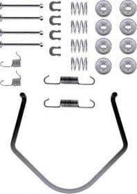 Монтажный комплект барабанных тормозных колодок