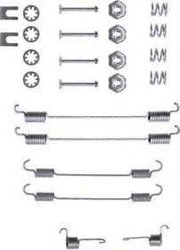 Монтажний комплект барабанних гальмівних колодок Монтажний комплект барабанних гальмівних колодок