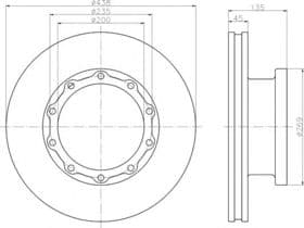Тормозной диск Тормозной диск