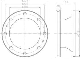 Гальмівний диск Гальмівний диск