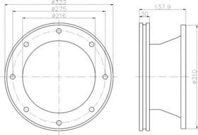 Тормозной диск Тормозной диск