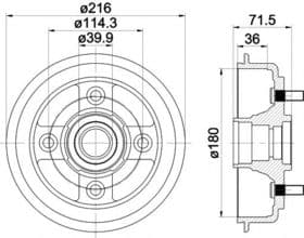Тормозной барабан