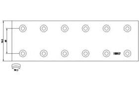 Накладки барабанных тормозных колодок