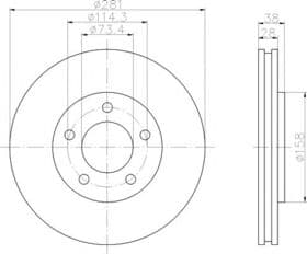Тормозной диск Тормозной диск