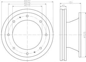 Тормозной диск Тормозной диск