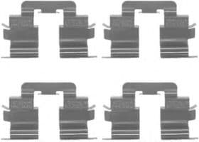 Комплектующие дисковых тормозных колодок Комплектующие дисковых тормозных колодок