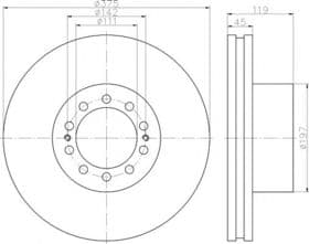 Тормозной диск Тормозной диск