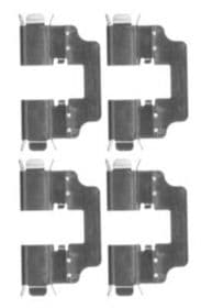 Компоненти дискових гальмівних колодок