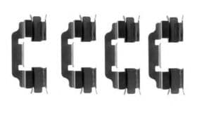 Компоненти дискових гальмівних колодок