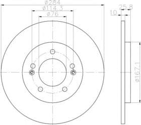 Тормозной диск Тормозной диск