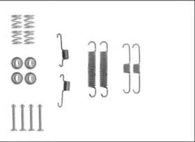Монтажний комплект барабанних гальмівних колодок