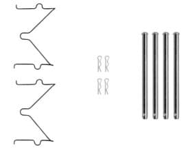 Компоненти дискових гальмівних колодок Компоненти дискових гальмівних колодок