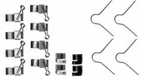 Комплектующие дисковых тормозных колодок