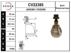 ШРУС EAI CV22385K