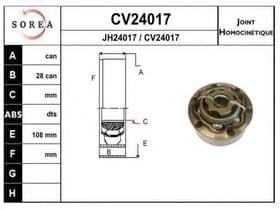 ШРУС EAI CV24017K