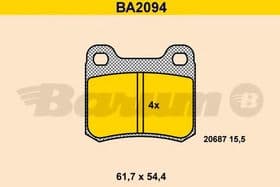 Гальмівні колодки Гальмівні колодки
