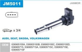 Катушка зажигания Janmor JM5011