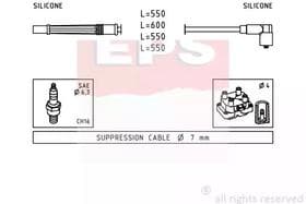 Комплект дротів запалювання EPS 1499246