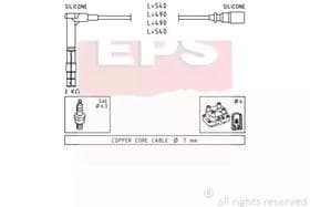 Комплект дротів запалювання EPS 1501305