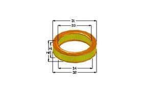 Воздушный фильтр Tecneco AR316