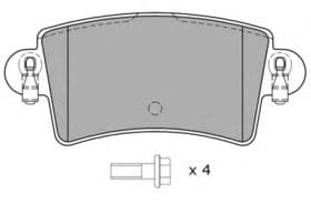 Гальмівні колодки Fremax FBP-1275