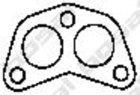 Прокладка приймальної труби