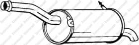 Глушник вихлопних газів кінцевий