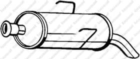 Глушник вихлопних газів кінцевий