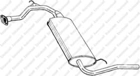 Глушитель выхлопных газов конечный Глушитель выхлопных газов конечный