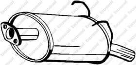 Глушник вихлопних газів кінцевий
