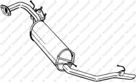 Глушитель выхлопных газов конечный Глушитель выхлопных газов конечный
