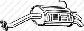 Глушитель выхлопных газов конечный Глушитель выхлопных газов конечный