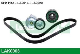 Комплект поліклинового ременя