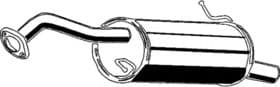 Глушитель выхлопных газов конечный
