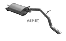 Глушитель выхлопных газов конечный