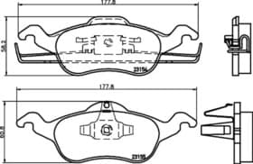 Тормозные колодки Belaco bc1318