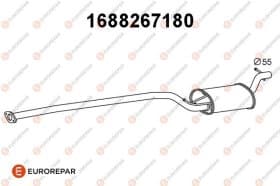 Середній глушник вихлопних газів