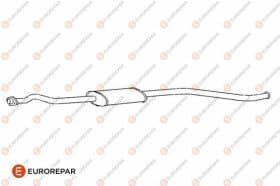 Средний глушитель выхлопных газов