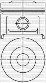 Поршень двигуна