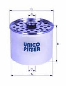 Топливный фильтр Unico Filter FP 870 x