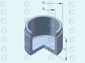 Поршень гальмівного супорта Поршень гальмівного супорта